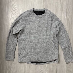 Lululemon At Ease Crewneck Sweatshirt Size Medium Grey
